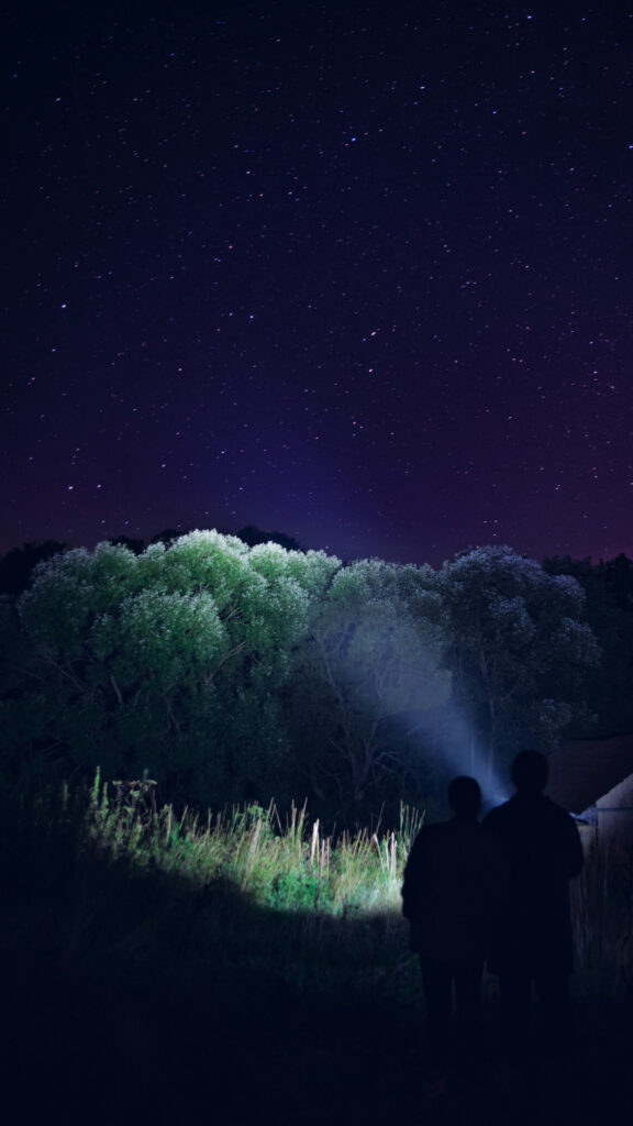 Night Sky Stargazing Spiritual Connection and Manifestation Energy Wallpaper