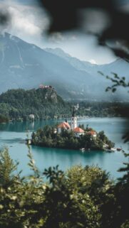 Bled Island Slovenia Lake and Alps High Quality Mobile Wallpaper