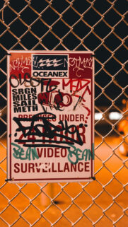 Urban Manifestation Grid Street Art Aesthetic Vision Board Wallpaper
