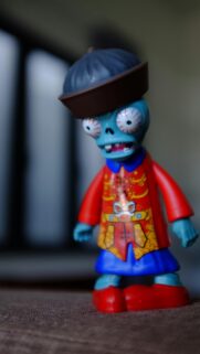Plants vs Zombies Chinese Style Zombie Action Figure Phone Wallpaper