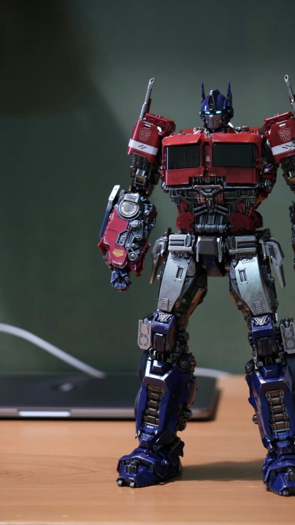 Stunning Optimus Prime Cybertronian Action Figure Phone Wallpaper