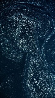 Abstract Dark Ocean Foam Texture Minimalist Mobile Wallpaper