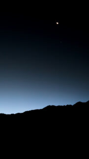 Crescent Moon Celestial Energy and Spiritual Manifestation Aesthetic Wallpaper