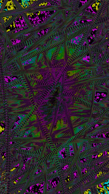 Cosmic Sacred Geometry Fractal Energy Flow Spiritual Wallpaper