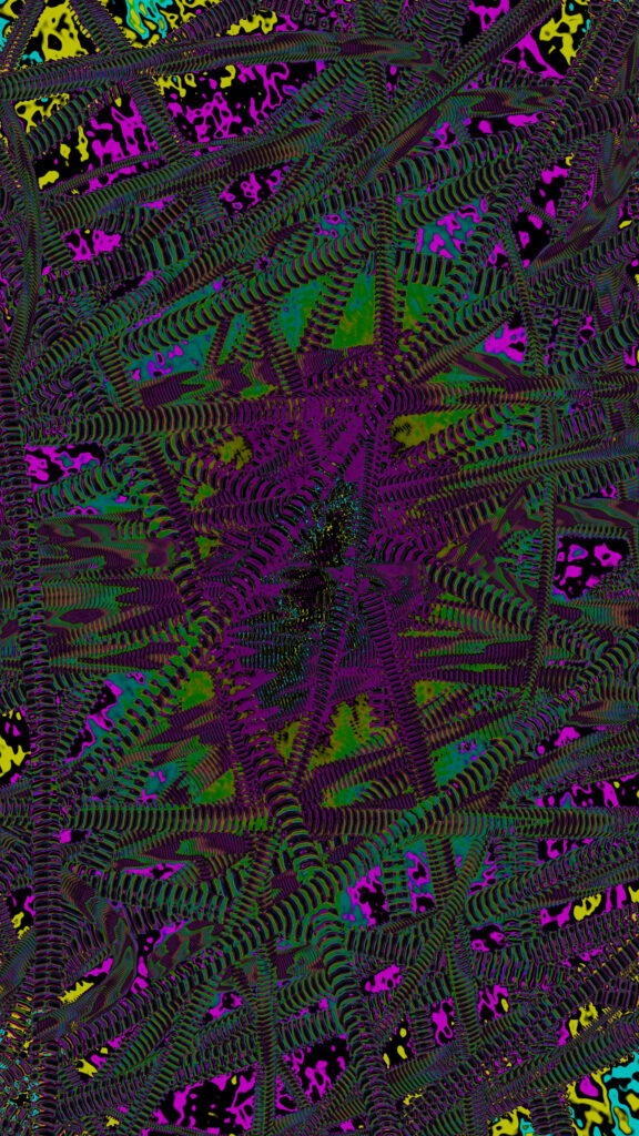 Cosmic Sacred Geometry Fractal Energy Flow Spiritual Wallpaper