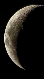 Crescent Moon Phase Spiritual Energy and Lunar Cycle Manifestation Wallpaper