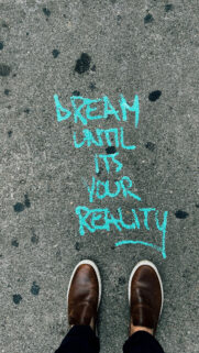 Dream Until It’s Your Reality Manifestation Aesthetic Wallpaper