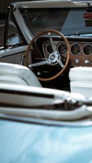 Vintage Pontiac Convertible Interior Classic Car Mobile Wallpaper