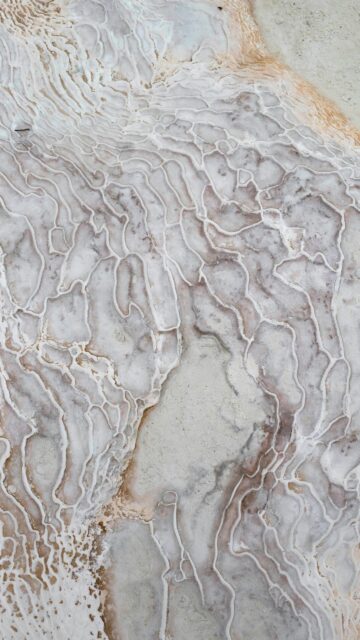 Stunning Natural Travertine Terraces Pattern Mobile Wallpaper