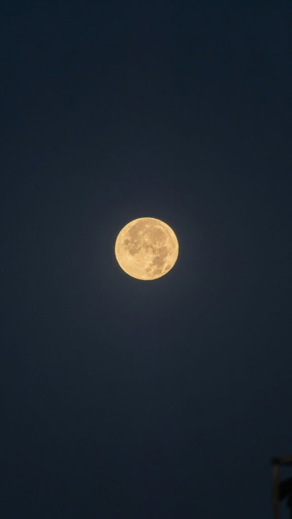 Full Moon Spiritual Energy Celestial Night Aesthetic Phone Wallpaper
