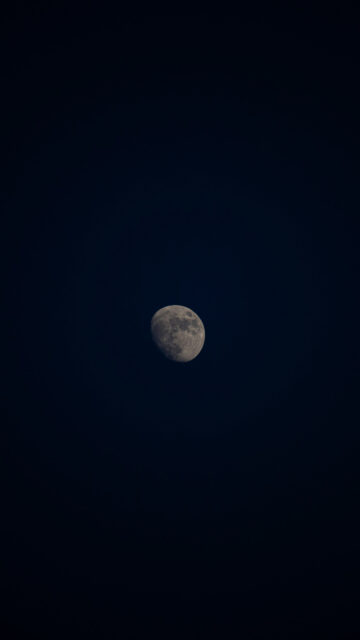 Waning Gibbous Moon Phase Spiritual Energy Aesthetic Wallpaper