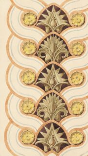 Vintage Classical Architectural Ornament Pattern 4K Phone Wallpaper