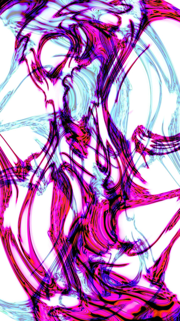 Vibrant Energy Aura and Chakra Healing Abstract Digital Art Wallpaper