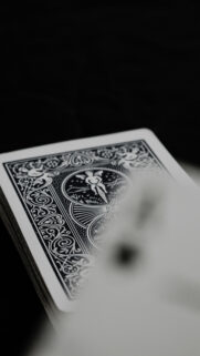 Mystical Rider Waite Tarot Card Back Design Aesthetic Spiritual Wallpaper
