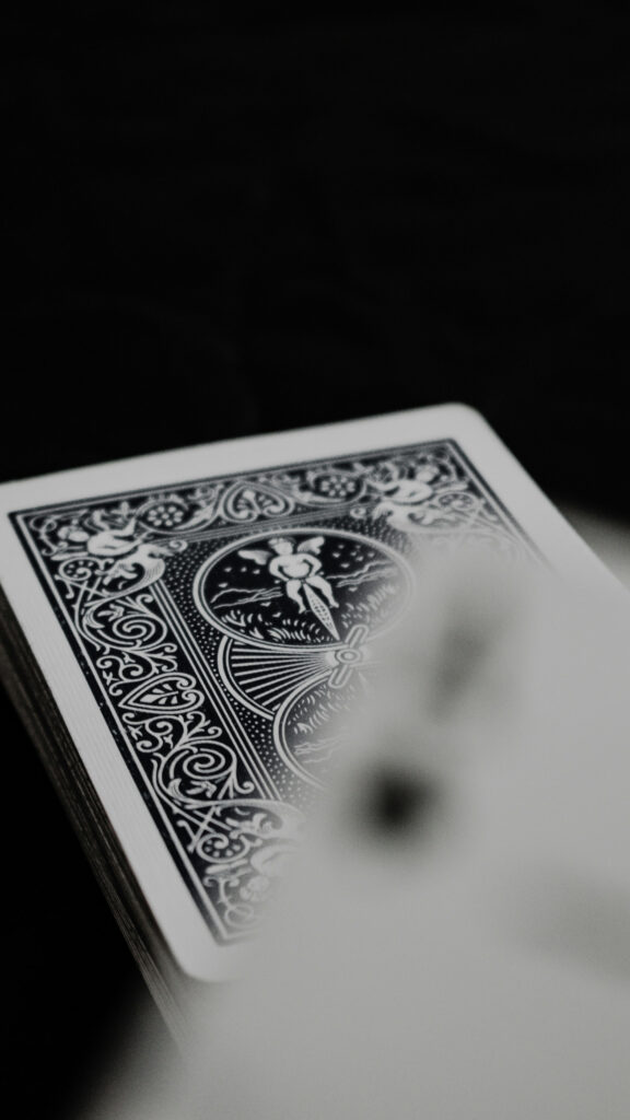 Mystical Rider Waite Tarot Card Back Design Aesthetic Spiritual Wallpaper