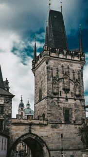 Stunning Prague Charles Bridge Gothic Tower Architecture Phone Wallpaper