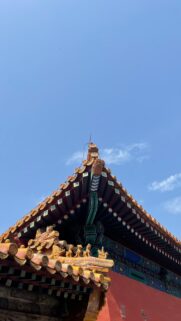 Traditional Chinese Palace Roof Architecture Detail Mobile Wallpaper