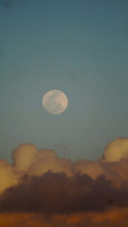 Full Moon Spiritual Energy Celestial Sky Aesthetic Wallpaper