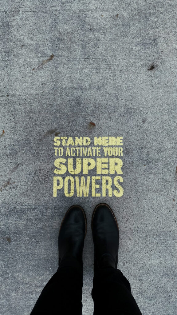 Daily Affirmation Stand Here To Activate Your Super Powers Aesthetic Wallpaper