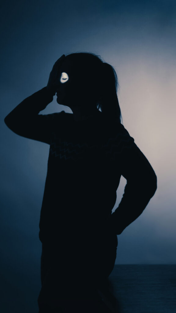 Mysterious Scorpio Zodiac Shadow Silhouette Dark Aesthetic Wallpaper