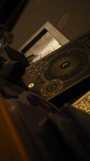 Sacred Geometry Celestial Design Aesthetic Spiritual Energy Wallpaper