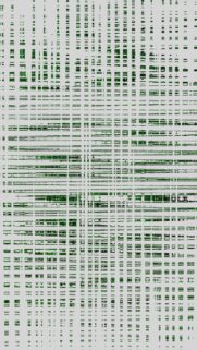 Abstract Digital Green Glitch Data Stream Mobile Phone Wallpaper