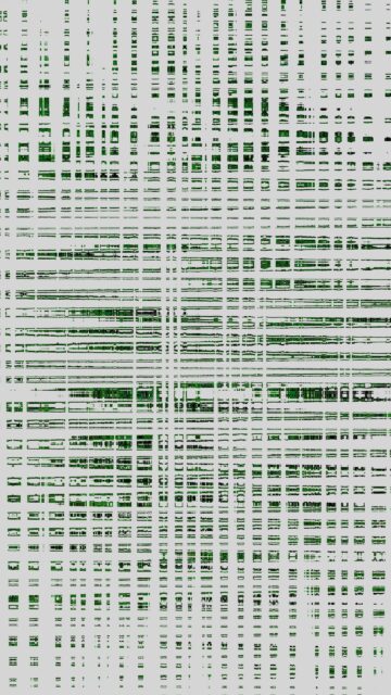 Abstract Digital Green Glitch Data Stream Mobile Phone Wallpaper