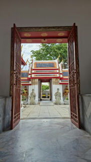 Zen Temple Gate Spiritual Gateway to Enlightenment Energy Wallpaper
