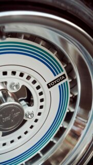Toyota Speed Star Vintage JDM Car Rim Aesthetic Mobile Wallpaper