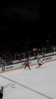 CSKA Moscow Ice Hockey Game Action Mobile Phone Wallpaper