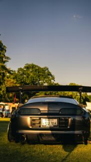 Stunning Modified Toyota Supra JDM Sports Car Vertical Mobile Wallpaper