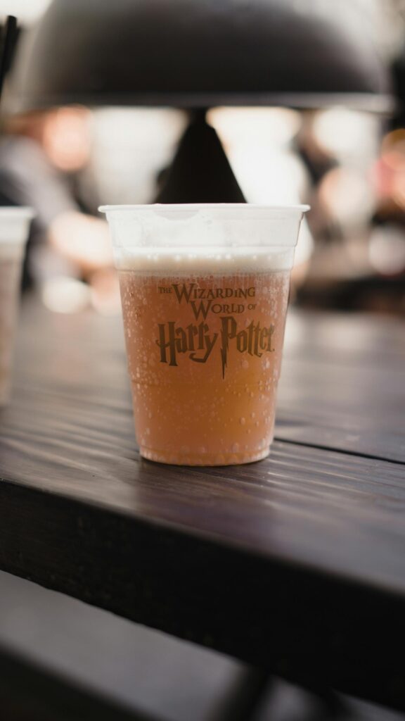 Wizarding World Butterbeer Glass High Quality Phone Wallpaper
