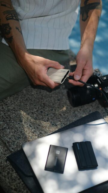Professional Photographer Editing Gear Tech Aesthetic Mobile Wallpaper