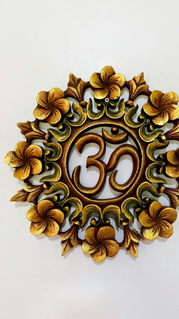 Om Symbol Sacred Sound Spiritual Energy Zen Wall Art Wallpaper