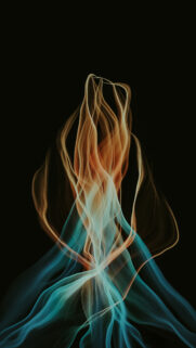 Glowing Aura Energy Flow and Chakra Balancing Spiritual Wallpaper
