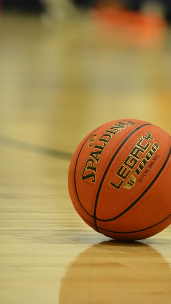 Spalding Legacy TF-1000 Basketball Court Close-up Phone Wallpaper