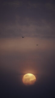 Ethereal Sunset Solar Energy and Manifestation Celestial Wallpaper