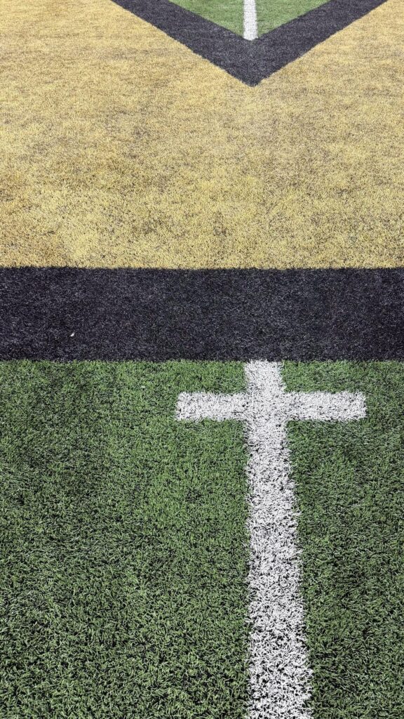 Minimalist Sports Field Turf Texture Close Up Phone Wallpaper