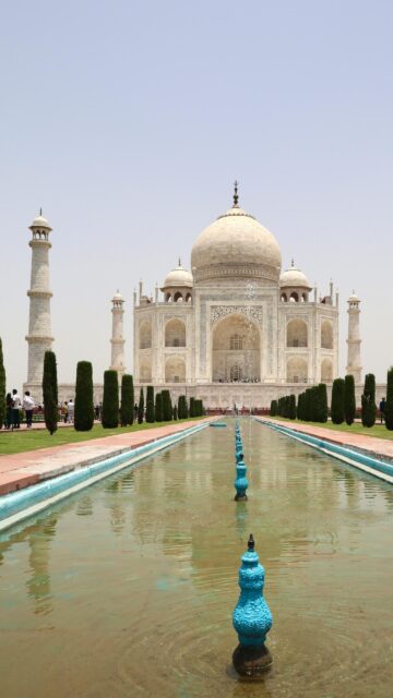 Iconic Taj Mahal India Monument Reflections High Resolution Wallpaper