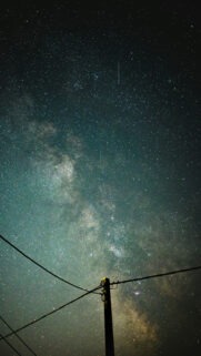 Cosmic Night Sky and Milky Way Galaxy Spiritual Manifestation Wallpaper