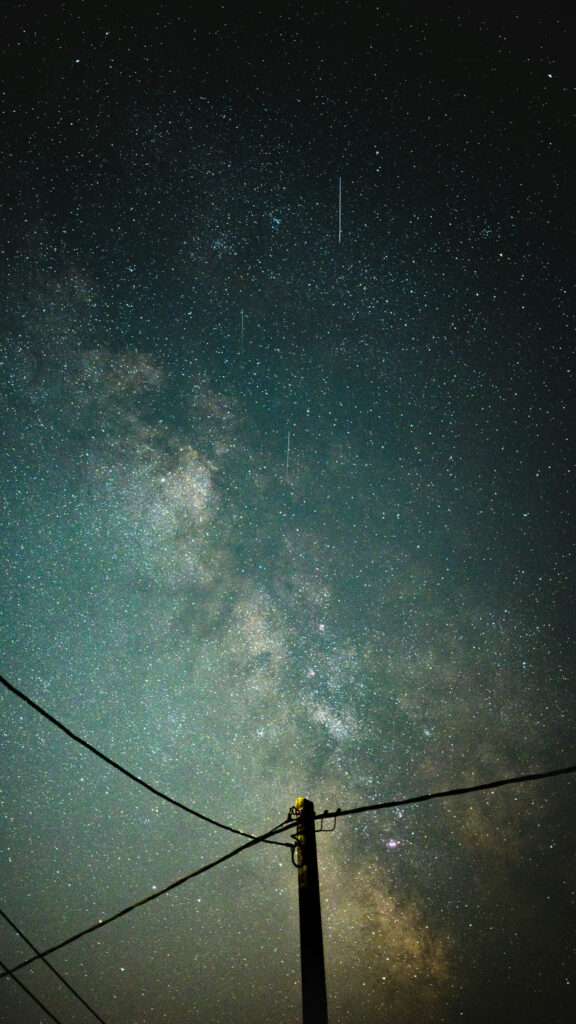 Cosmic Night Sky and Milky Way Galaxy Spiritual Manifestation Wallpaper