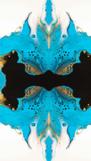 Cosmic Fluid Energy Mandala for Deep Spiritual Connection and Mindfulness Wallpaper