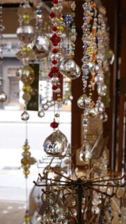Sparkling Crystal Suncatcher Ornaments Hanging Mobile Wallpaper
