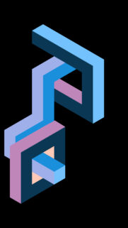 Gemini Duality Abstract Art: Balancing Intellectual Energy and Air Sign Harmony Wallpaper