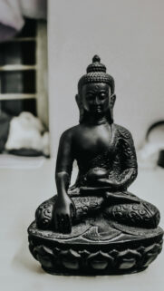 Meditating Buddha Spiritual Energy and Mindfulness Chakra Alignment Wallpaper