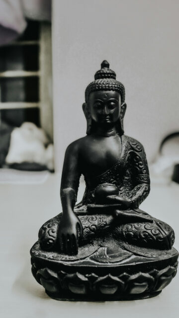 Meditating Buddha Spiritual Energy and Mindfulness Chakra Alignment Wallpaper