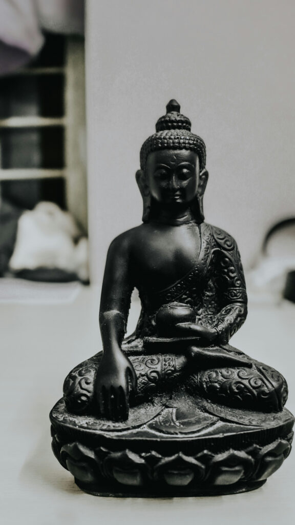 Meditating Buddha Spiritual Energy and Mindfulness Chakra Alignment Wallpaper