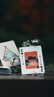 Thousand Islands National Park Tarot Style Card Spiritual Nature Wallpaper