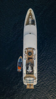 Aquarius Energy Aerial Yacht View Zodiac Aesthetic Wallpaper