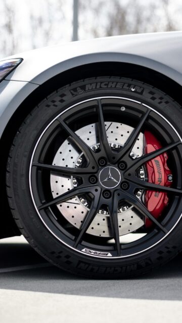 Mercedes-AMG Performance Alloy Wheel Close-up HD Wallpaper